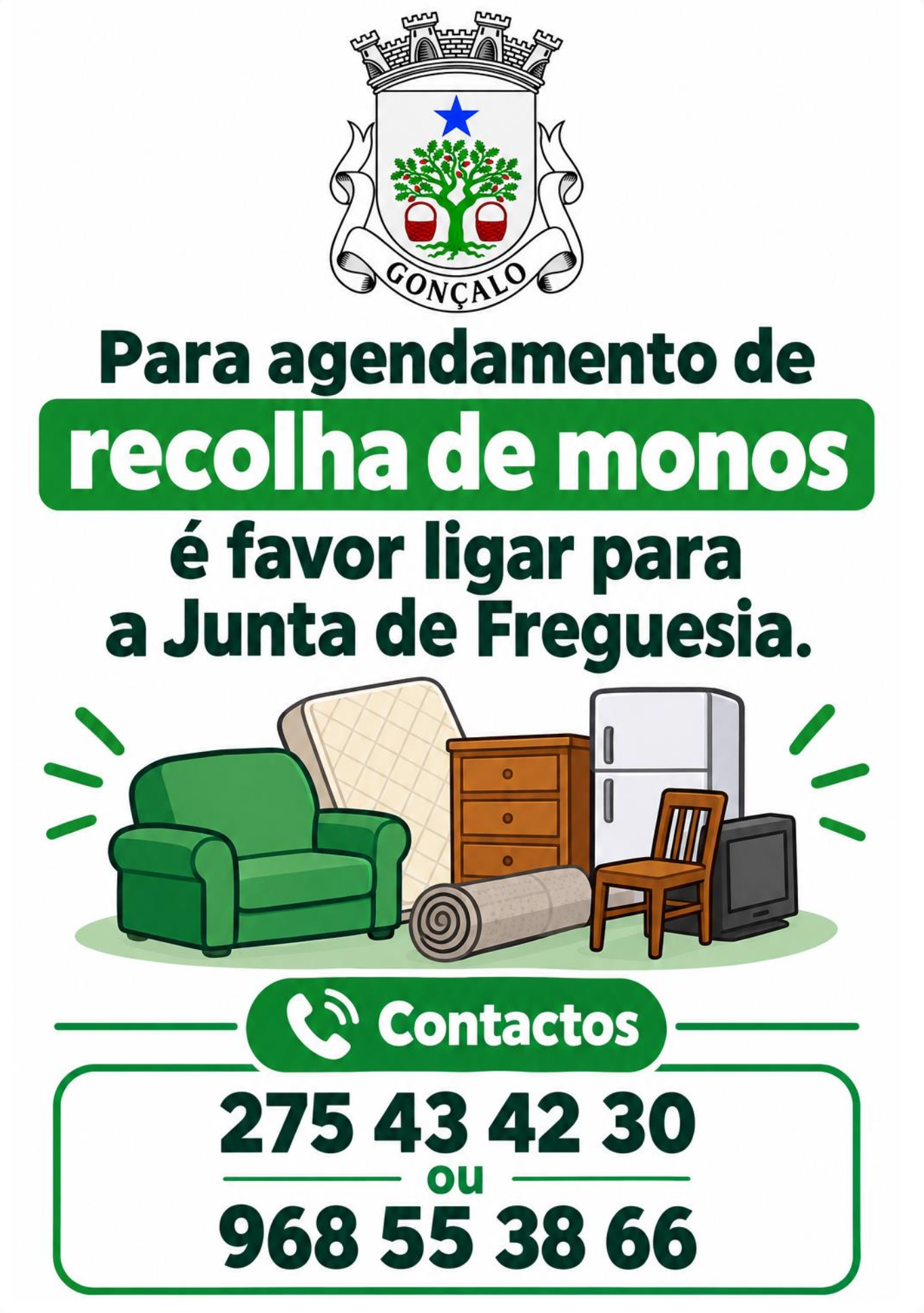 Notícia Agende a sua recolha de Monos